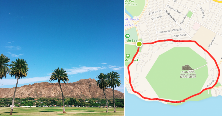 waikiki running routes