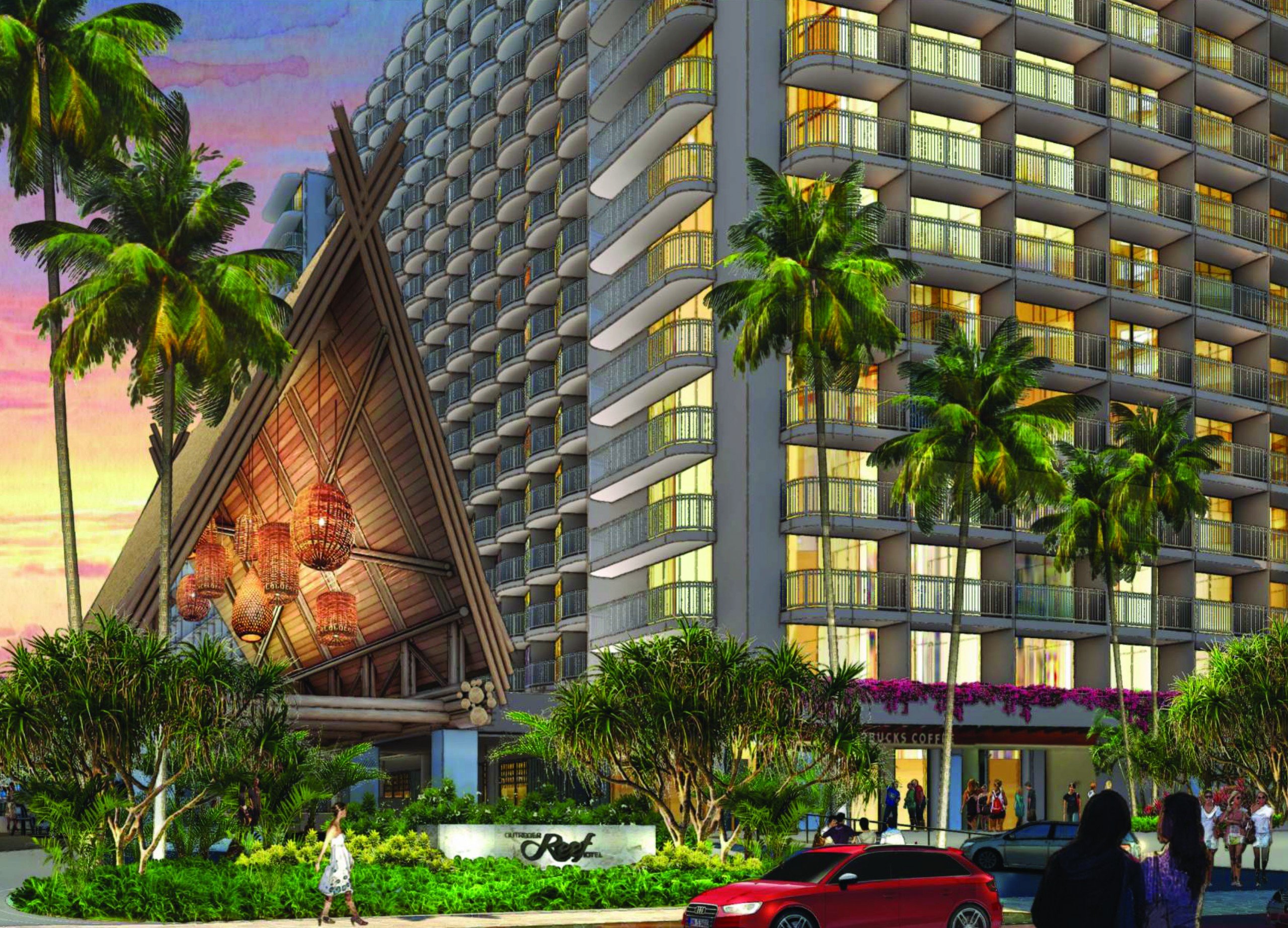 Outrigger Reef Waik k Beach Resort Reveals 80 Million Renovations 