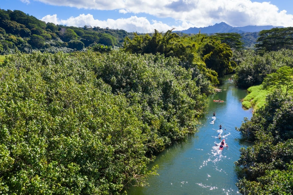 Paddle Board And Kayak In Kauai, Hawaii.