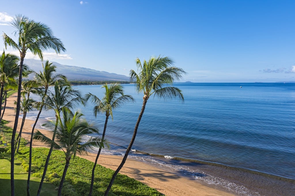 Sugar Beach Kihei Maui Hawaii Usa