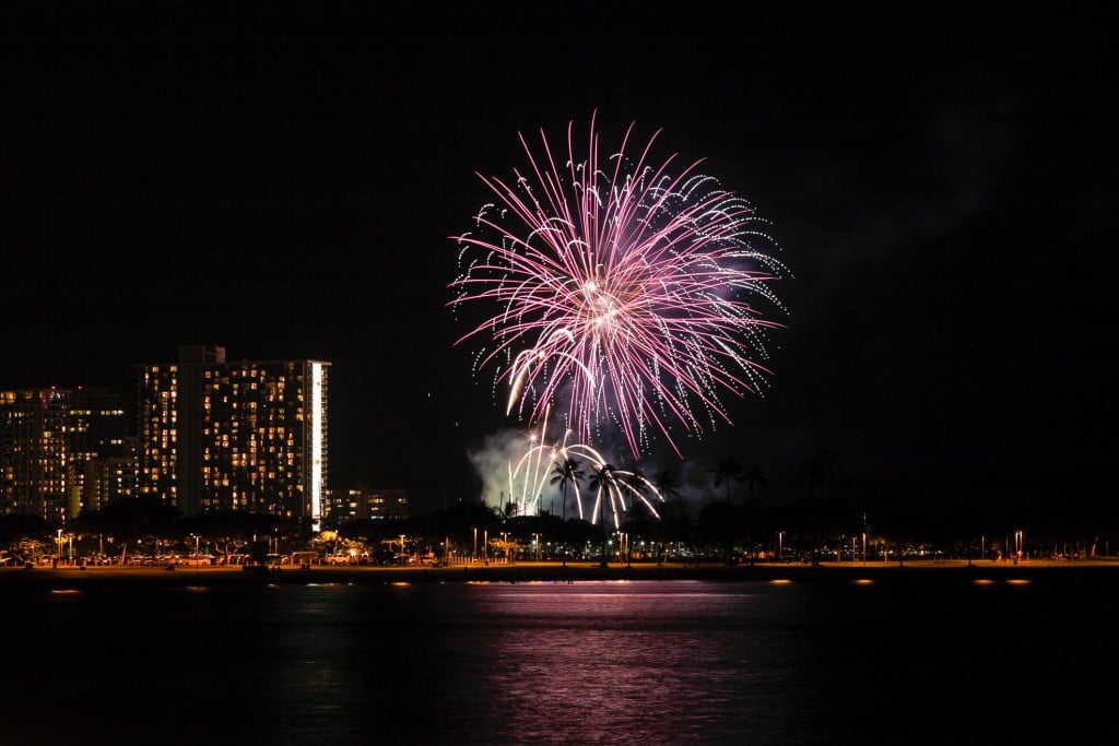Waikiki Fireworks Display