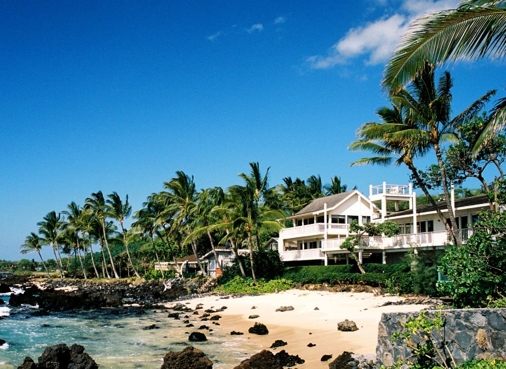 Maui Hawaii Palm Tree Beach House Mansion