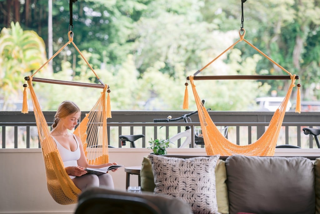 Woman On Hammock Courtesy Of Scp Hilo Hotel