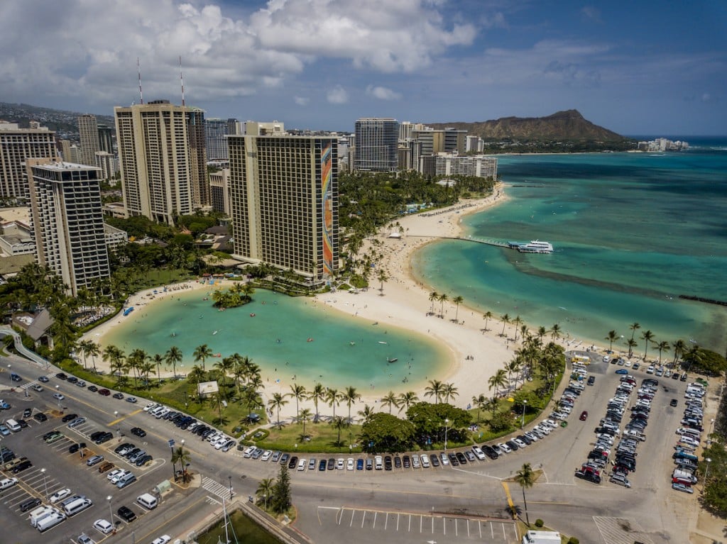 Hilton Hawaiian Village Lagoon, Oahu Hawaii