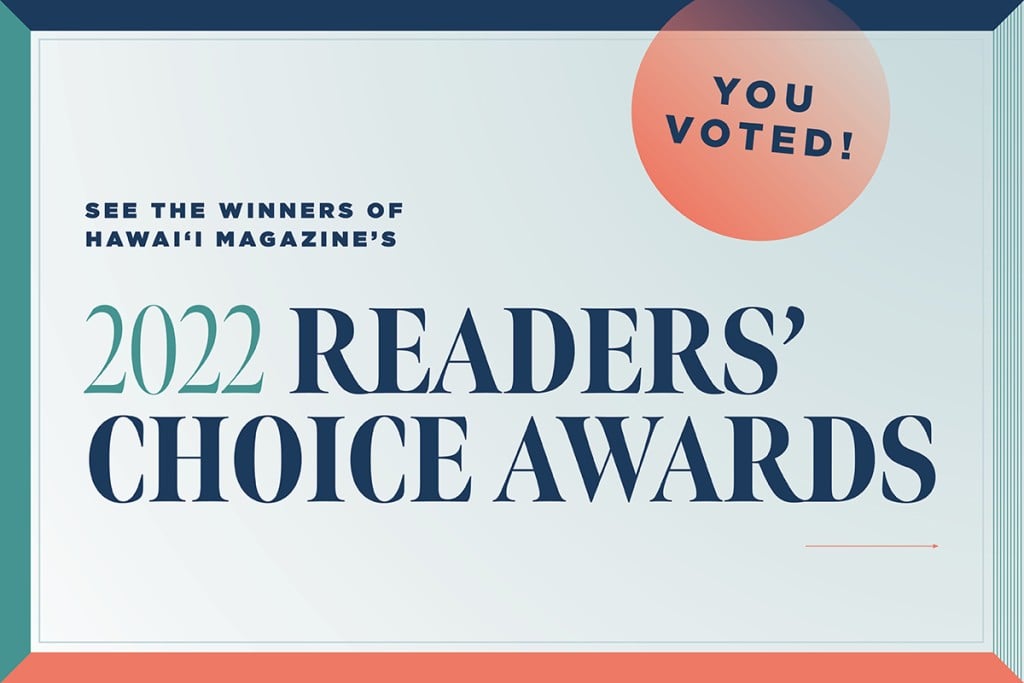 2022 Hawaii Magazine Readers Choice Awards Main Image