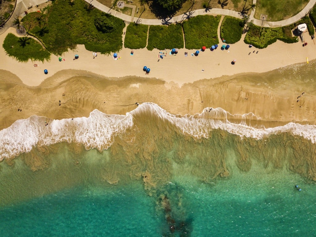 Beaching It From Above