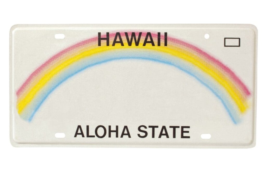 Hawaii License Plate