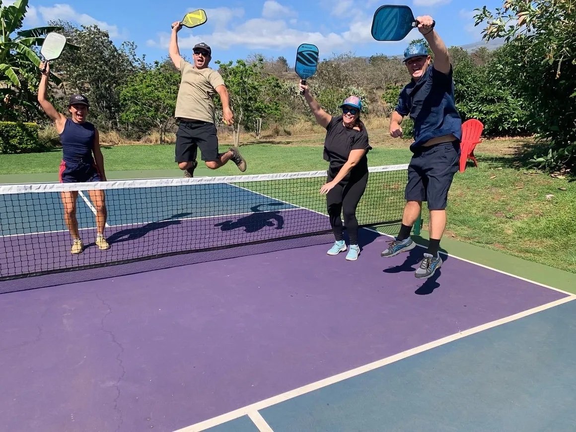Check Out This Scenic Upcountry Maui Pickleball Court Hawaii Magazine
