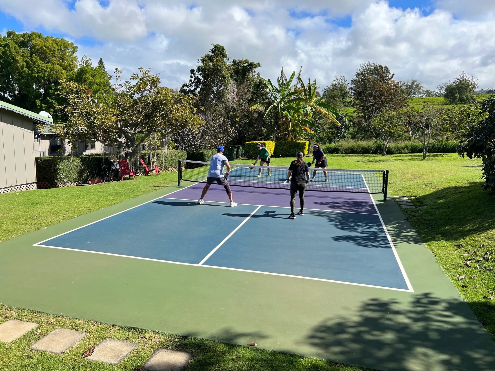 Check Out This Scenic Upcountry Maui Pickleball Court Hawaii Magazine