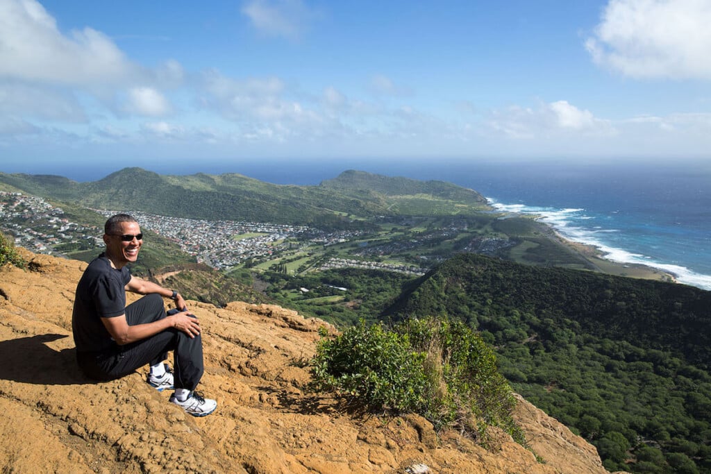 Barack Obama Hiking The Koko Head Crater Trail