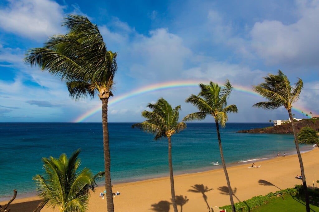 Rainbow Over Black Rock