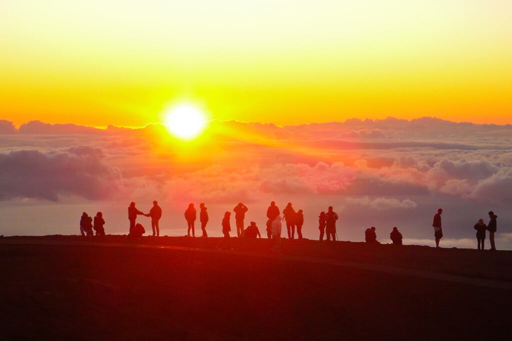 Sunset At Haleakala National Park