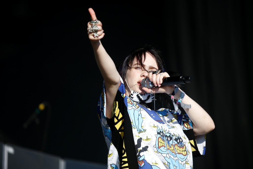 American Singer Billie Eilish Performs On The Other Stage During Glastonbury Festival In Somerset