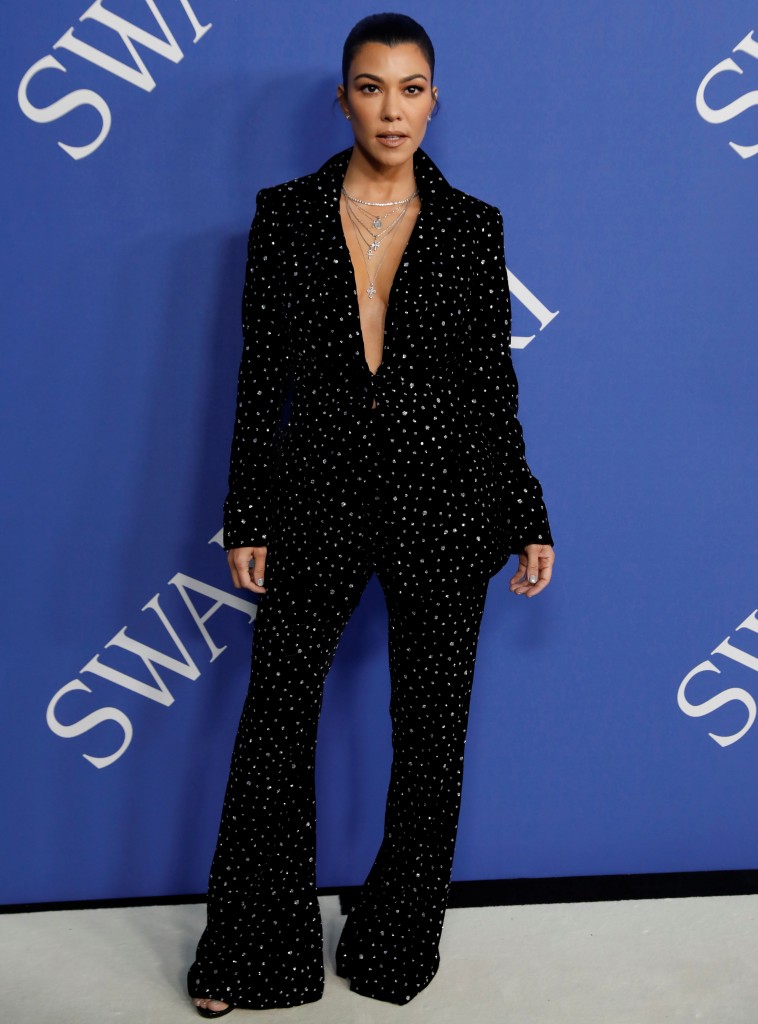 Kourtney Kardashian Attends The Cfda Fashion Awards In Brooklyn