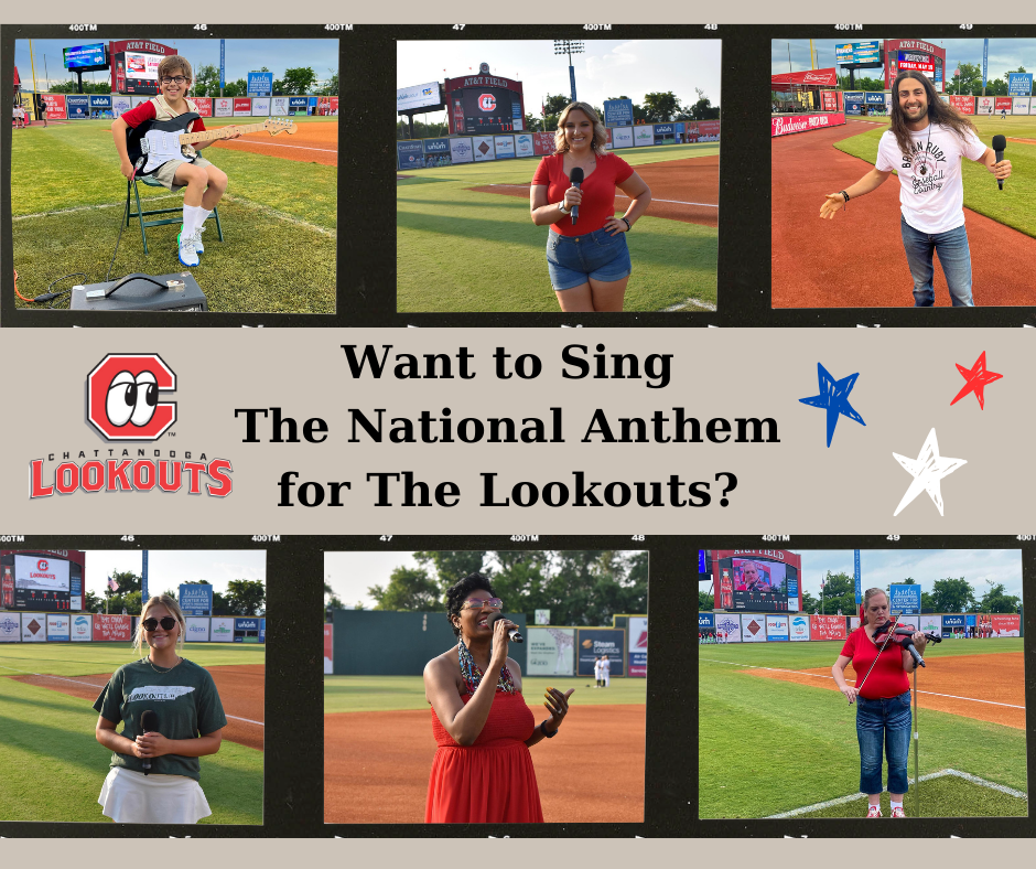 Want To Sing The National Anthem For The Lookouts 1