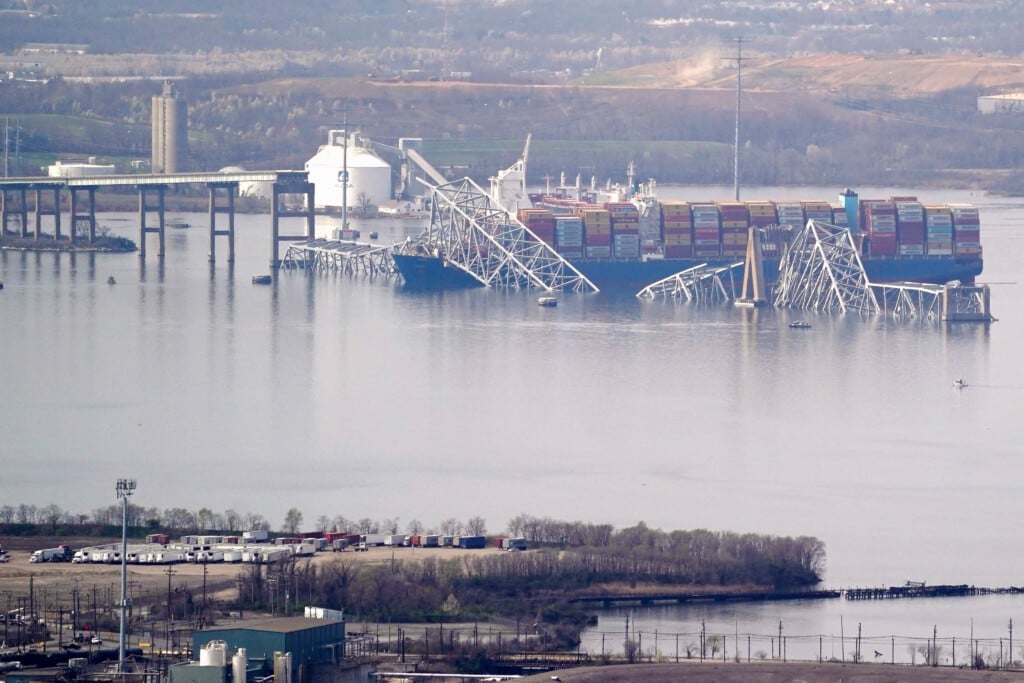 Francis Scott Key Bridge Collapse In Baltimore