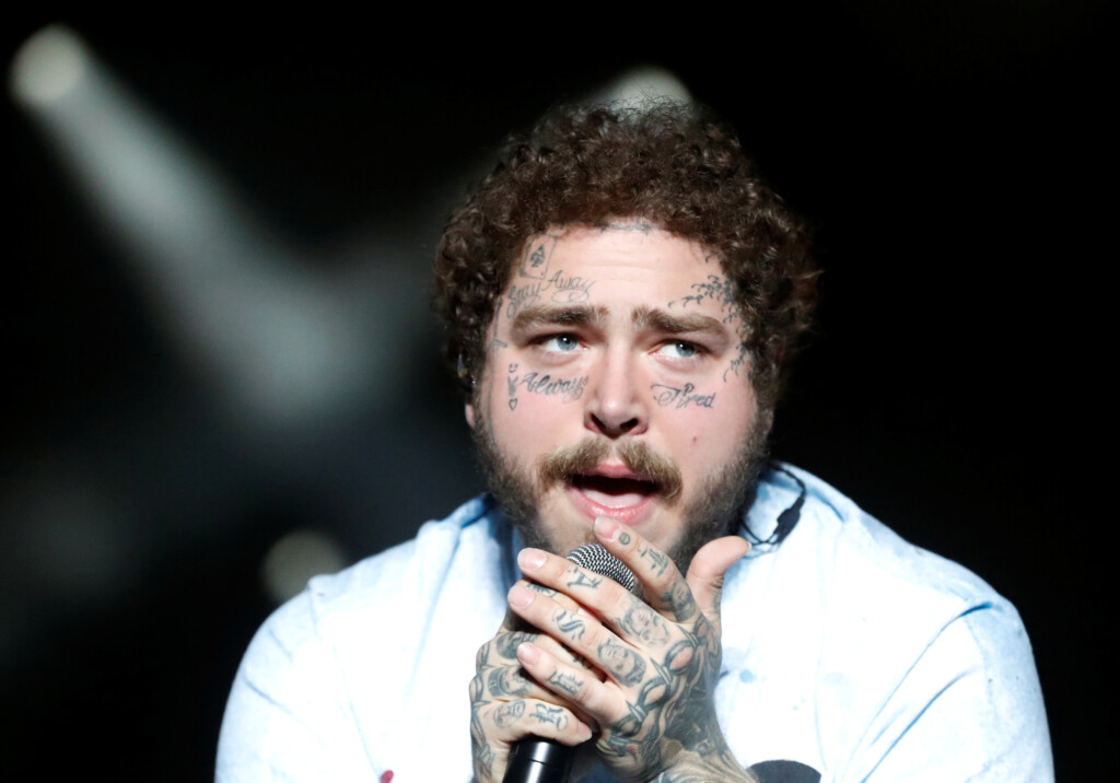 Post Malone Performs On The Main Stage During The Sziget Music Festival On An Island In The Danube River In Budapest