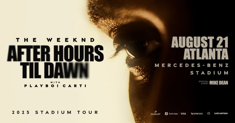 Static Social X 800x419 Theweeknd 2025 Regional Mercedes Benzstadium 0821