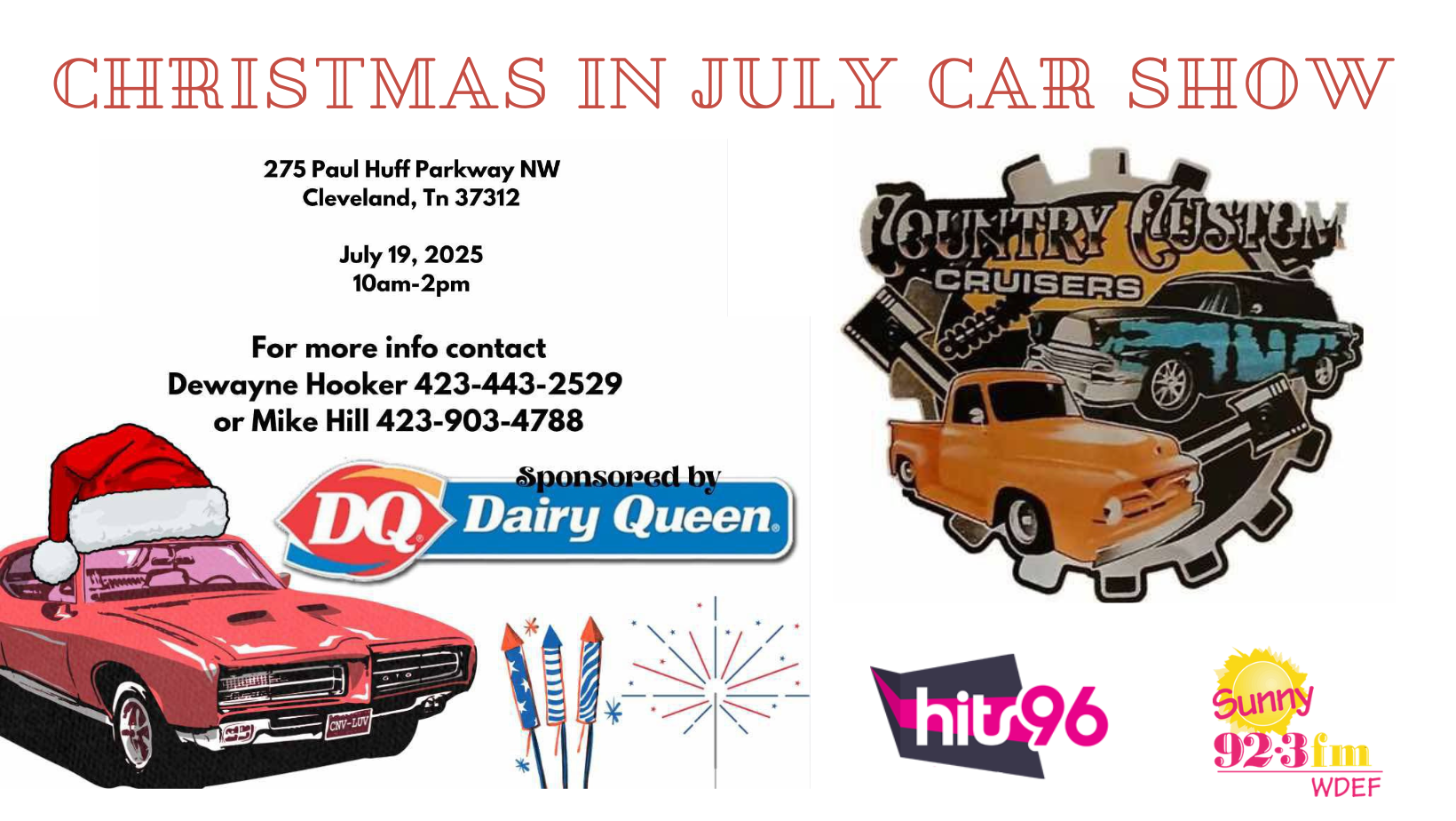 額装済/Car Lift Connecticut（クリス プライタス）/ポスター xmas-in-july-2025.png