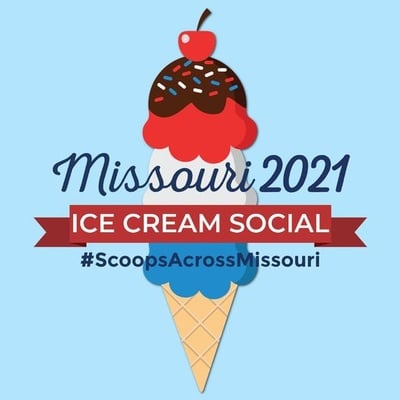 Bicentennial Ice Cream Social Logo