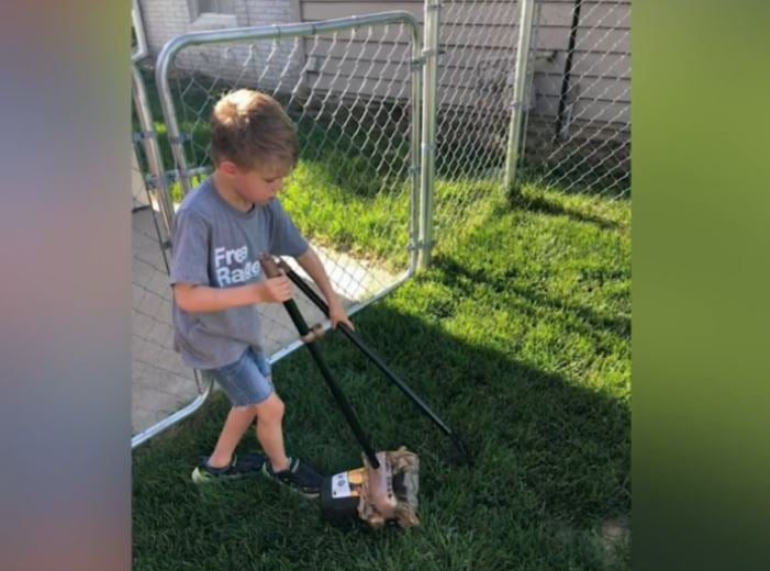 The first grader at Campbell Elementary created his own business called “Wyatt’s Bomb Squad” picking up his neighbor’s dog’s poop. (Source: KLKN)