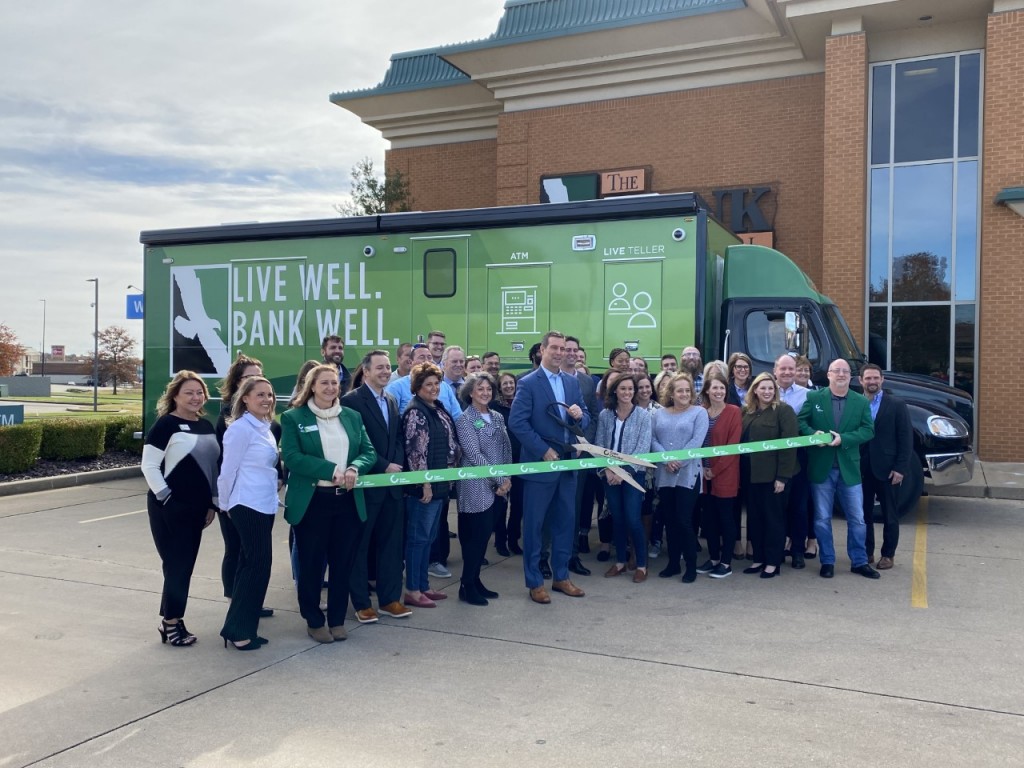 Community Bank on Wheels ribbon cutting (Source: Brandy McIntire)