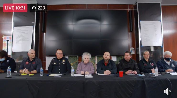 Graves County Office of Emergency Management holds Facebook Live