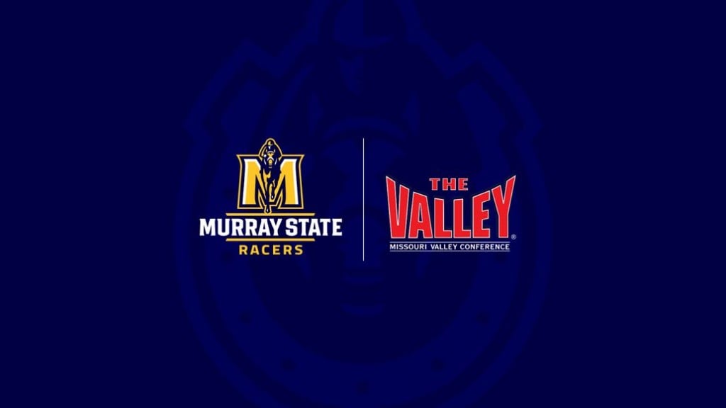 Murray State Racers logo and Missouri Valley Conference logo (Source: goracers.com)