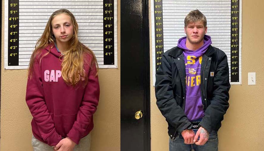 Gracie M. Delk & Dylan T. Wiggins (Source: Graves County Sheriff's Office)