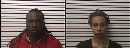 Justin D. Carr and Jayln A. Rush (Source: Carbondale Police Department)