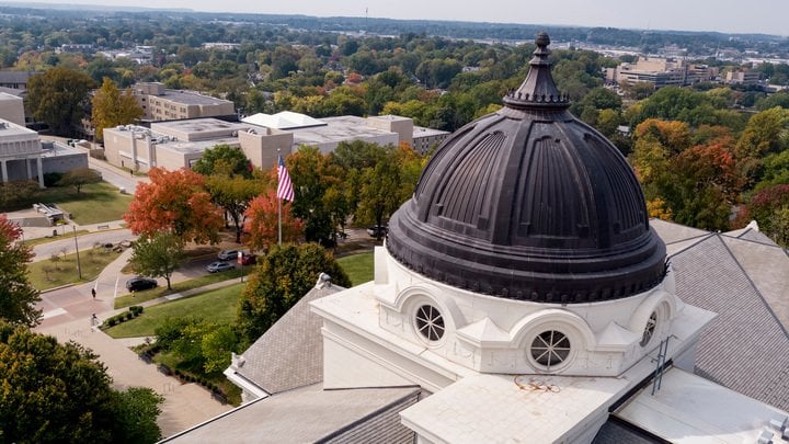 2020 Academic Hall aerial (Source: Southeast Missouri State University)