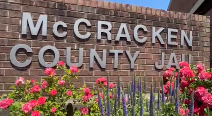 McCracken County Jail Sign