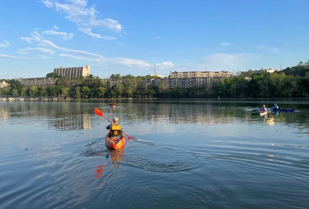 Terrance Johnson Kayaking the Tennessee River (KBSI