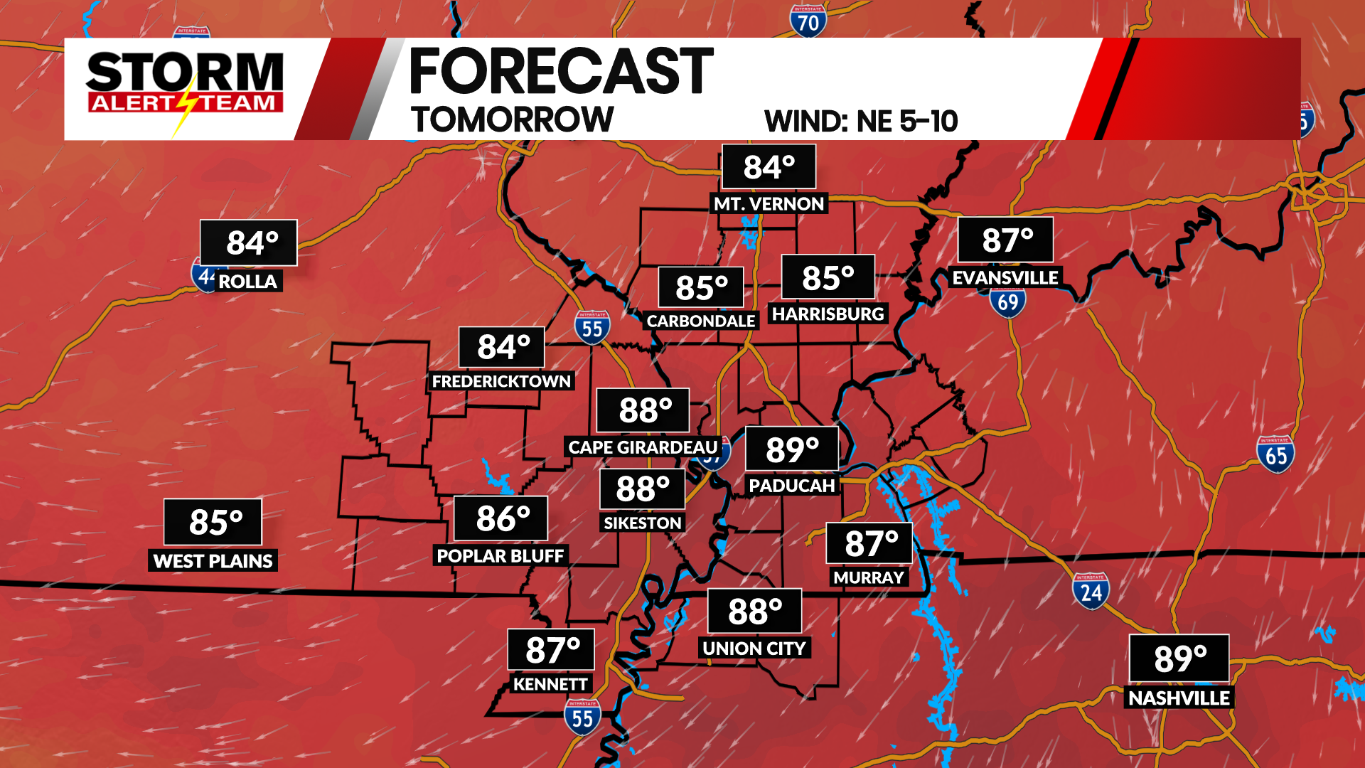 Dry and warm for the time being (8/22/22) - KBSI FOX23 News Cape ...
