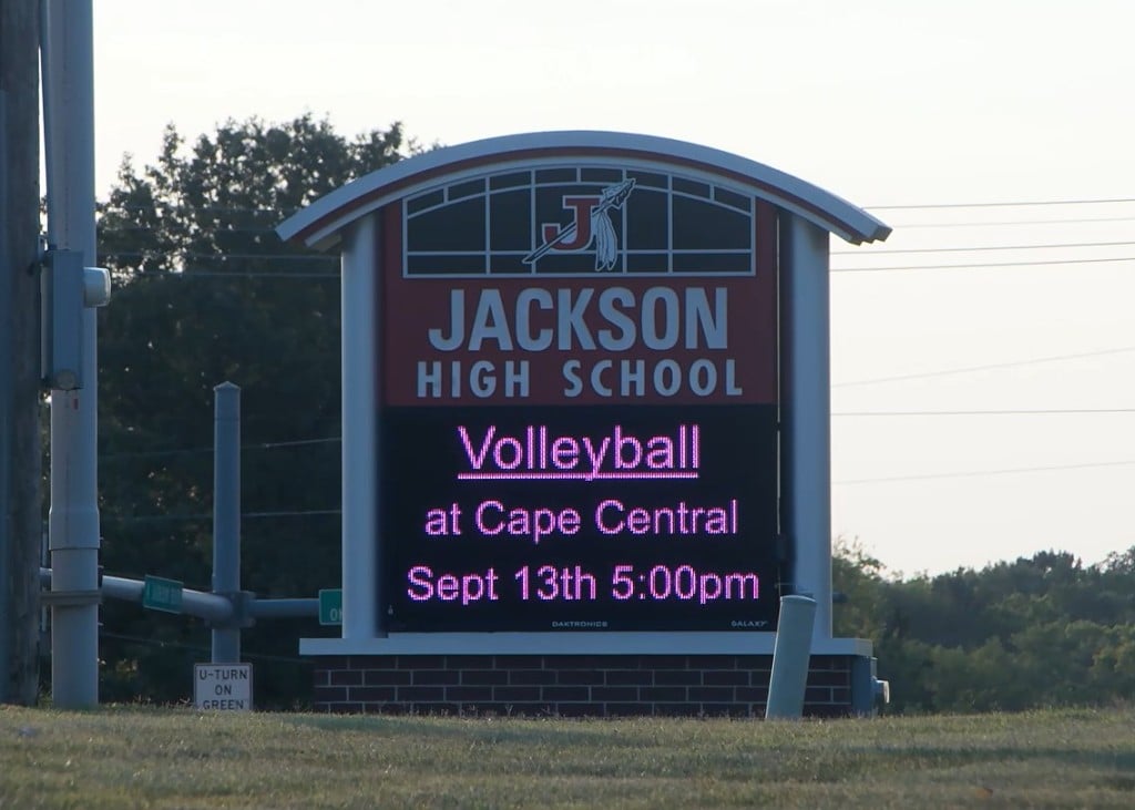 Jackson High School Sign