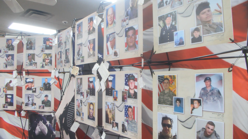 "Remembering Our Fallen" memorial at Wappapello Lake