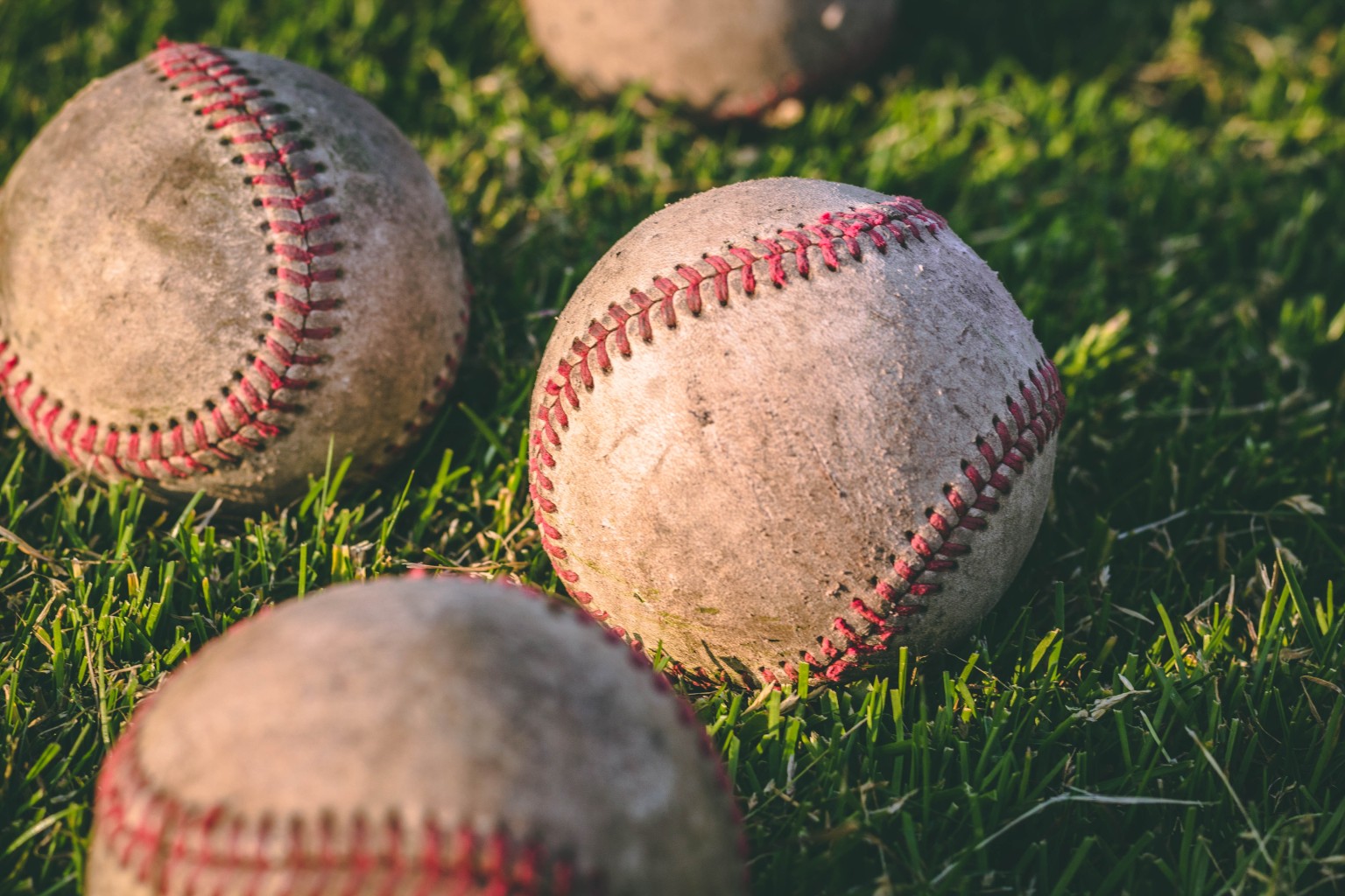 baseballs in grass (Source: Pexels/Steshka Willems)