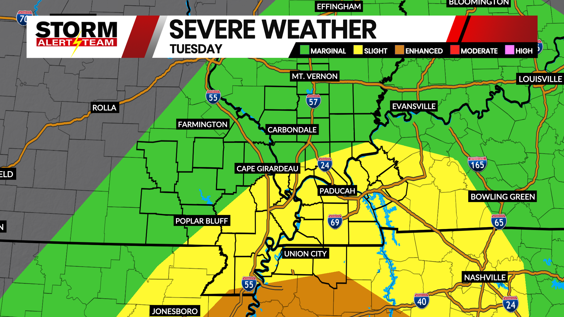 Stronger, severe storms possible on Tuesday (11/28/22) - KBSI Fox 23