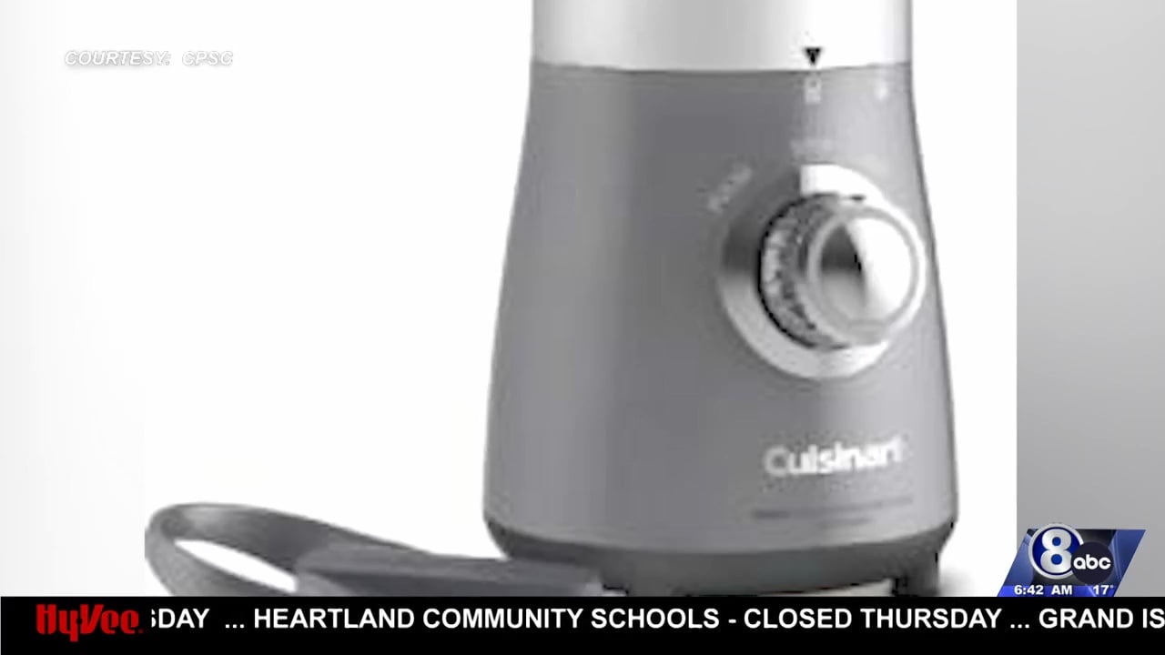 Recall Alert blenders, cleaning products and ham & cheese loaf KBSI Fox 23 Cape Girardeau