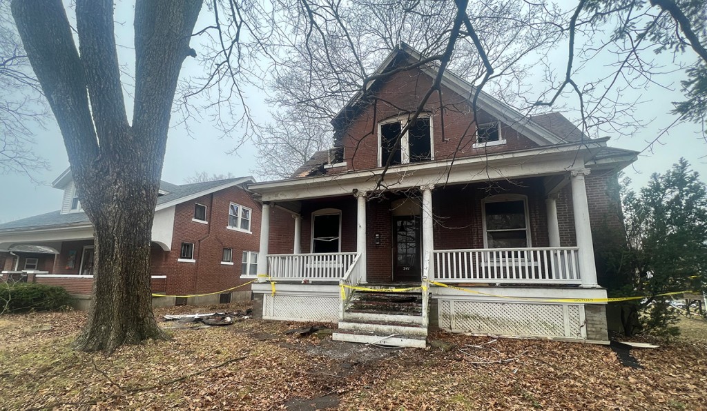 The fire happened in the 200 block of North Park in Cape Girardeau.