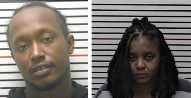 Travis L. Wooley and Iesha R. Carter (Source: Carbondale Police Department)