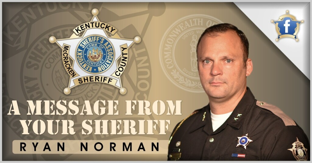 Sheriff Ryan Norman Source Mccracken County Sheriffs Office Facebook