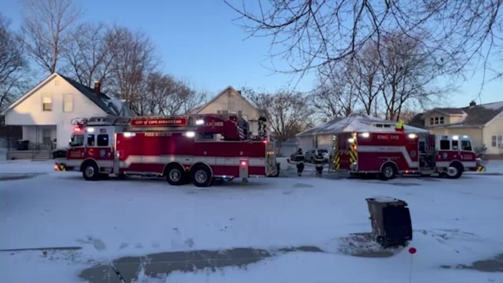 3 Displaced By Fire Early Friday In Cape Girardeau