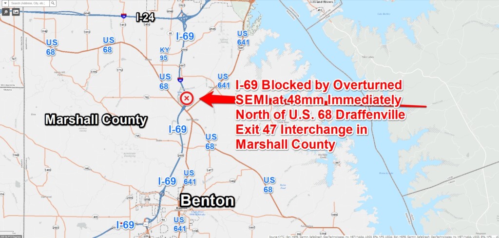 Semi Crash I-69 Marshall County (Source: KYTC/Facebook)