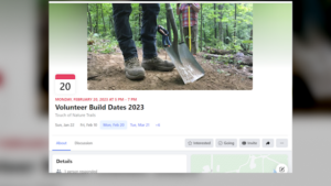 Touch Of Nature Trails Looking For Volunteers For Build Dates