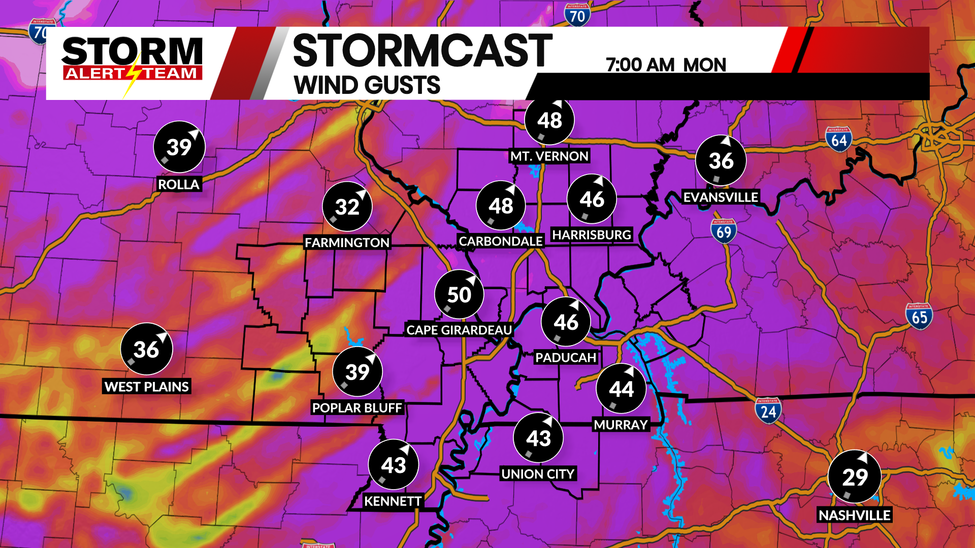 Fog first, then very windy come Monday (2/26/23) - KBSI FOX23 News Cape ...