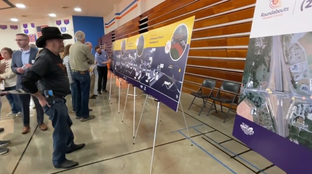 US 68 roundabout public meeting (Source: KYTC)