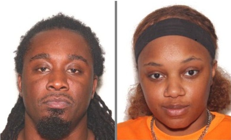 Jakron Burnside and Chrishell Burns (Source: Paducah Police Department)