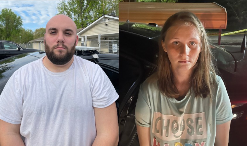 Trevor Green and Shyane Nicole Merrie (Source: Graves County Sheriff's Office)
