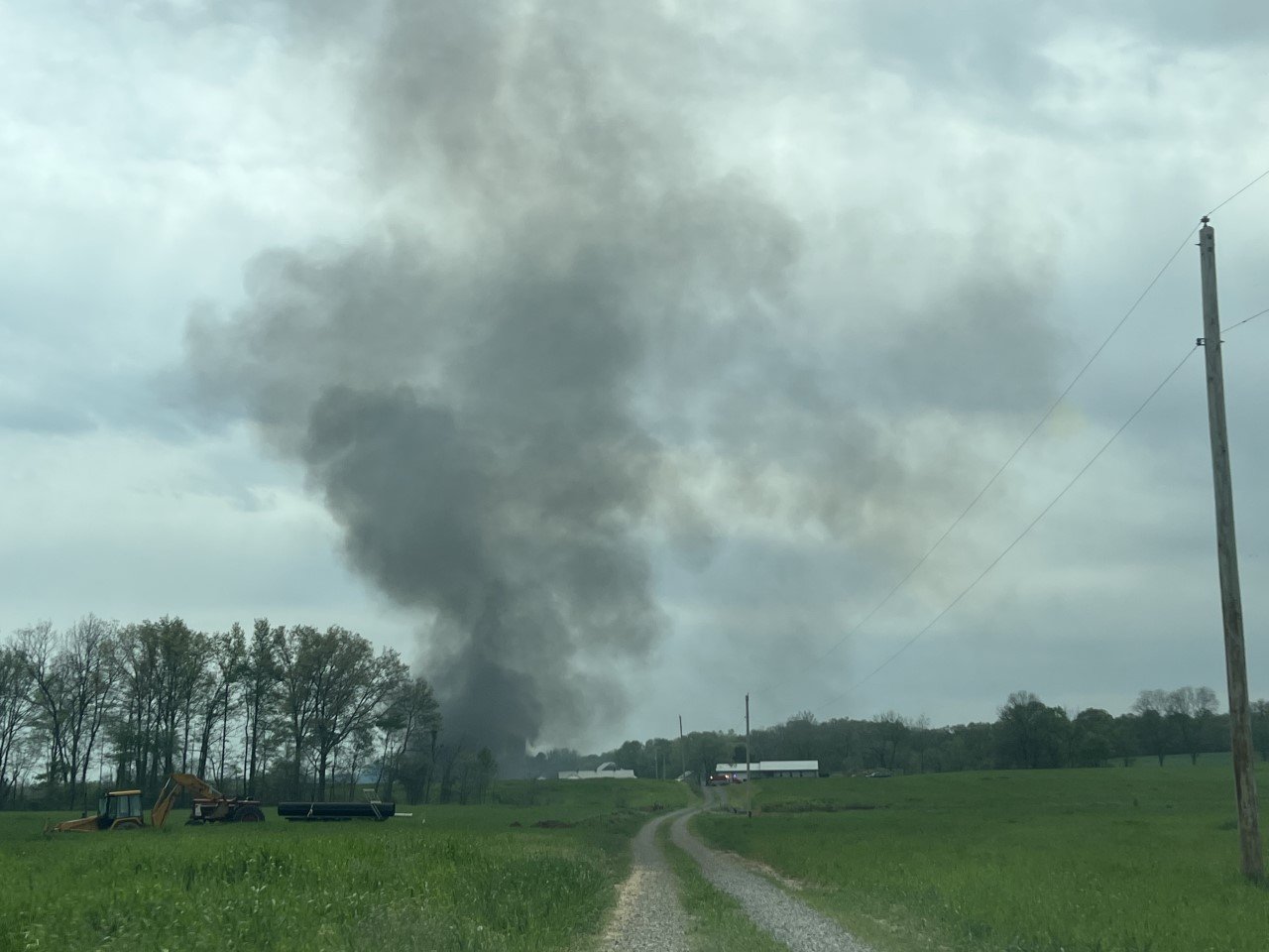 Several fire departments fighting barn fire in Gordonville KBSI Fox